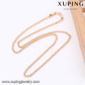 43070 -Xuping Atacado Mini Gold Women Necklace Jewellries